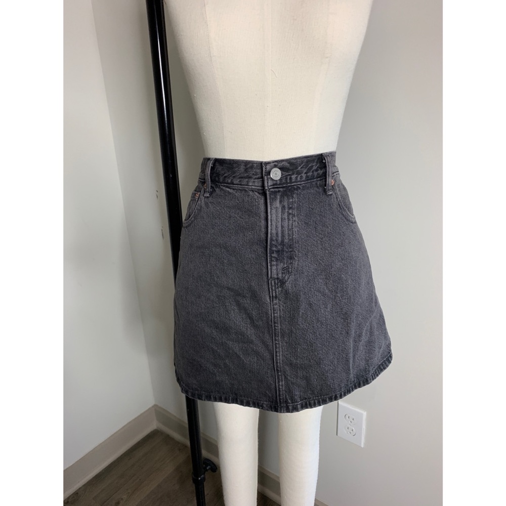 Washed Black Levi’s Original Denim Skirt